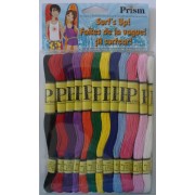 Prism Craft Thread - 36 Skeins Type Mouliné  - Primary Colors
